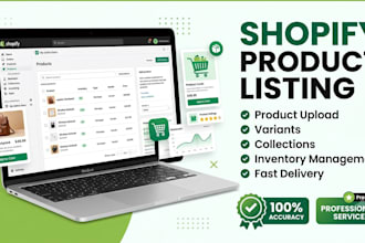 do shopify product listing