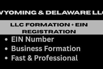 set up your wyoming llc, delaware llc and obtain ein