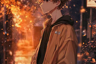 do a anime character