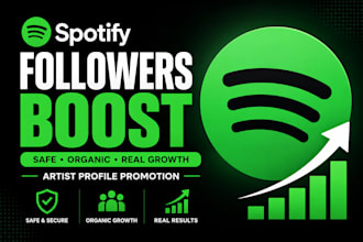 spotify followers boost safe organic growth artist profile promotion