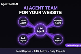 build an ai agent team for your business website to capture leads