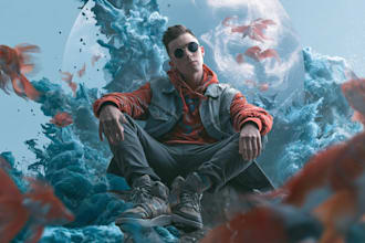 do photo manipulation, composition, and graphics