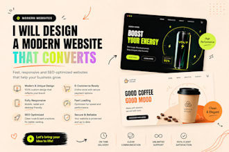 make an animated modern website with a dashboard for you