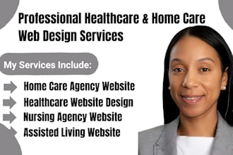 design healthcare, elderly care website for texas, california and florida