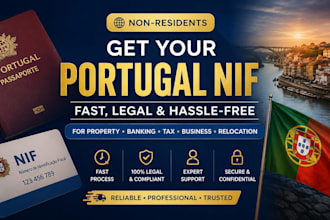 help you obtain portugal nif with tax registration guidance for non residents