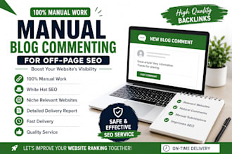 do manual blog commenting for off page SEO