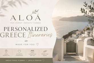 create your personalized greece travel itinerary