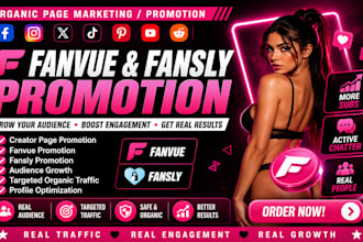 do creator page promotion audience growth favnue patreon and fansly marketing