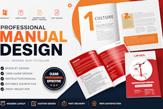 design booklet, user guide, instruction manual, and PDF