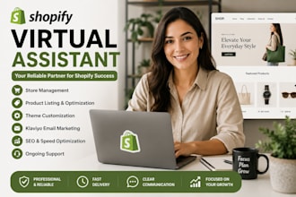be your shopify virtual assistant