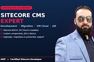 develop migrate and customize your sitecore cms and xm cloud site