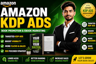 setup, manage and optimize your amazon KDP ads for authors