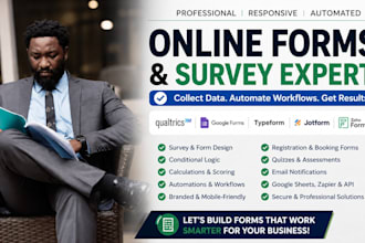 create qualtrics googleform online survey typeform jotform integration zoho form