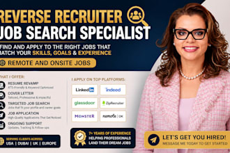be your application assistance reverse recruiter  search and apply for job