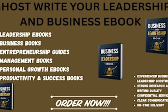 ghostwrite leadership business and personal growth ebook