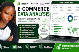 analyze your shopify, amazon, woocommerce sales data for actionable insight