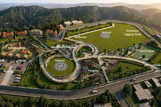 create landscape plans and ai assisted 3d visuals