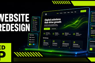 redesign or improve one website page in figma