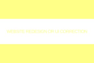 redesign or improve one website page in figma