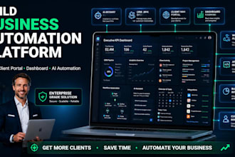 do business automation platform CRM dashboard ai chatbot and portal, e signature