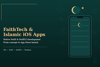 develop your faithtech or islamic ios app from concept to app store