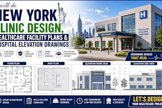do new york clinic design healthcare facility plans hospital elevations drawings