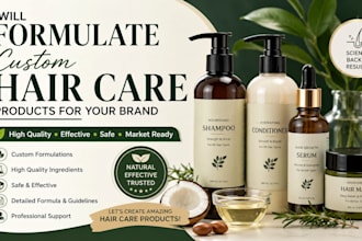 formulate custom hair care product for your brand