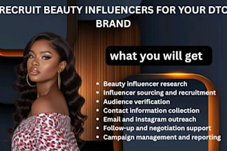 recruit beauty influencers for your dtc brand