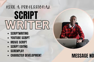 write engaging youtube podcast script, and video scriptwriting