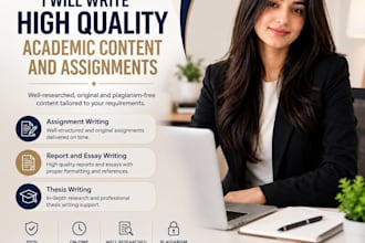 write high quality academic content and assignments