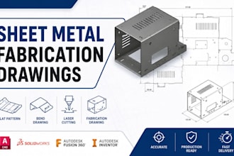create fabrication drawing, weldment drawing, steel fabrication shop drawings