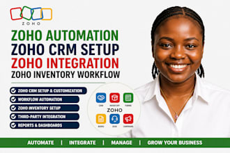 zoho crm setup zoho integration zoho automation zoho inventory zoho books