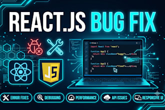 fix react js bugs, errors and issues