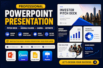 design power point presentation, canva, google slides and keynote