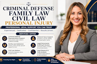 be your criminal defense lawyer for family law, civil law and personal injury