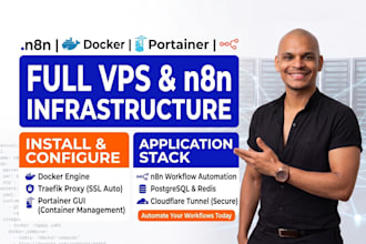 set up your vps with docker, traefik, portainer, and n8n