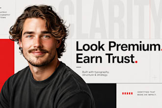create a clean swiss style brand identity