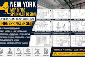permit new york electrical fire sprinkler drawing  wiring diagram panel schedule