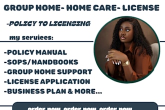 set up group home, group home license, policy manual, llc, maryland group home