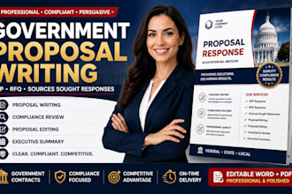 write, edit, or review your government proposal, rfp, rfq