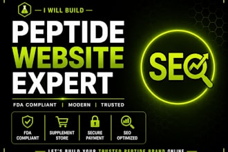 design a professional woocommerce store for supplement and wellness brands