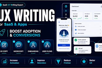 write UX copy and microcopy for saaas apps to boost adoption