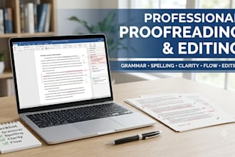 proofread and edit your text