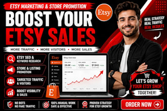 do etsy store promotion , etsy marketing and boost etsy sales