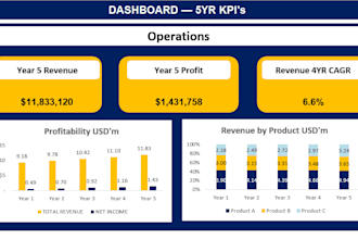 build a professional financial model and forecast in excel