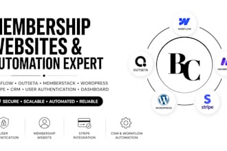 set up outseta membership CRM, stripe wordpress integration subscription website