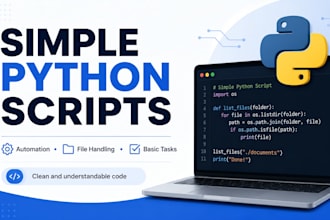 write a simple python script for your task