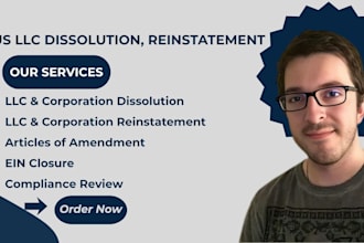 dissolve, reinstate or amend your US llc or corporation, close ein