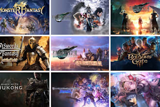design steam capsule art, steam page game art game banner to boost your wishlist