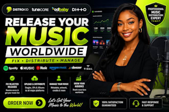 manage and distribute your music on distrokid cd baby tunecore